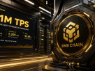 BNB Chain makes moonshot bet on 1,000,000 TPS for AI as BNB interest falls away